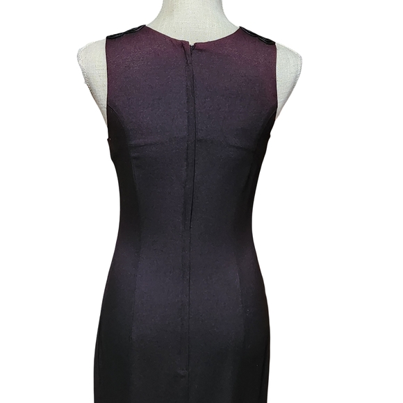 JESSICA McCLINTOCK Gunne Sax Dress Womens 7/8 Black Maxi Gown Lace Witchy Gothic - Picture 6 of 16